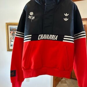 Men's ADIDAS X Willy chavarria Gomes half zip pullover size medium NWT